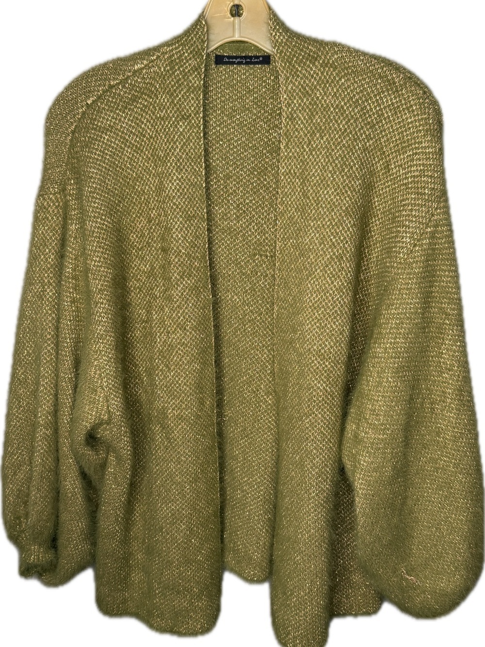 Do Everything In Love Metallic Cardigan Sweater